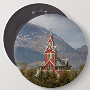 Badge Rond 15,2 Cm Buksnes kirke Lofoten