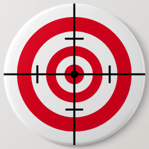 Badge Rond 15,2 Cm Bullseye dans les fossés