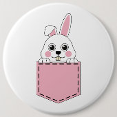 Badge Rond 15,2 Cm Bunny de poches (Devant)