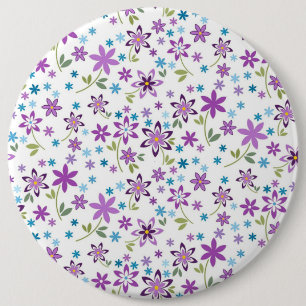 Badge Rond 15,2 Cm Cadeau de Noël mignonne Floral Ditsy