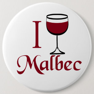 Badge Rond 15,2 Cm Cadeaux aux amateurs de vin de Malbec