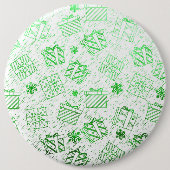 Badge Rond 15,2 Cm Cadeaux de Noël 7 (Devant)