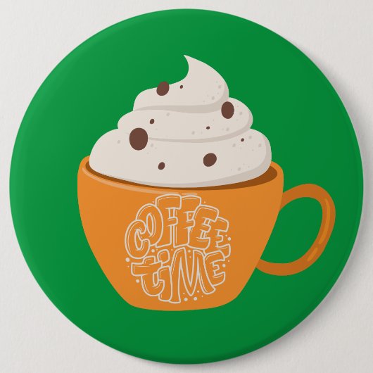 Badge Rond 15,2 Cm café (Devant)