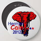 Badge Rond 15,2 Cm Caïn 2012 (Devant & derrière)