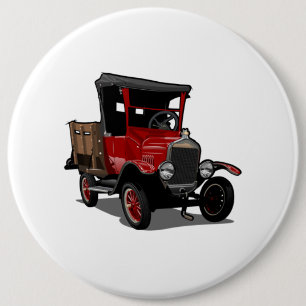 Badge Rond 15,2 Cm Camion de dessin