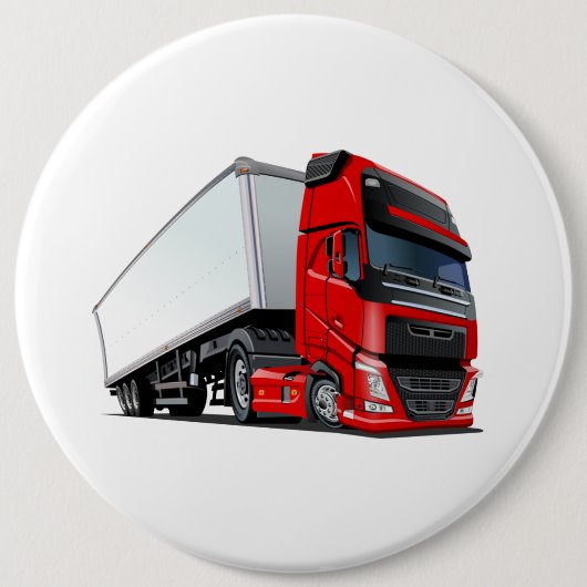 Badge Rond 15,2 Cm Camion de dessin (Devant)