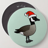 Badge Rond 15,2 Cm Canada Goose Père Noël (Devant & derrière)