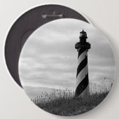 Badge Rond 15,2 Cm Cape Hatteras Lighthouse (Devant & derrière)