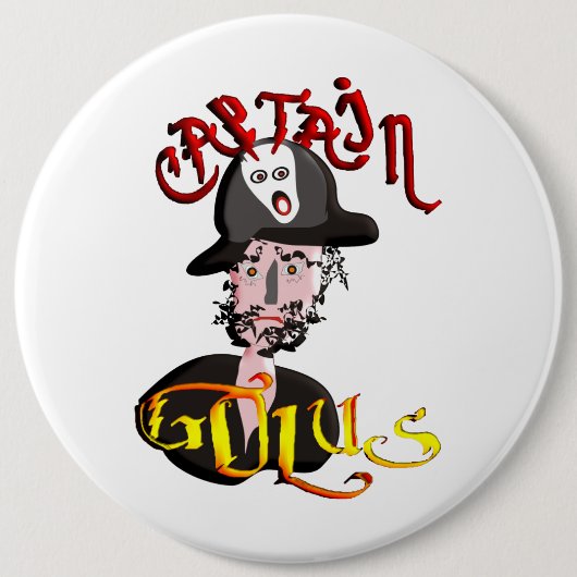 Badge Rond 15,2 Cm Capitaine Golus (Devant)