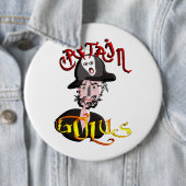 Badge Rond 15,2 Cm Capitaine Golus (En situation)