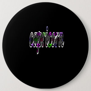 Badge Rond 15,2 Cm Capricorne