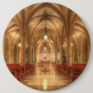 Badge Rond 15,2 Cm Cathédrale nationale de Washington Bethlehem Chape