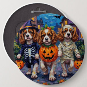 Badge Rond 15,2 Cm Cavalier King Charles Spaniel Costumes d'Halloween