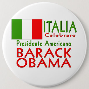 Badge Rond 15,2 Cm CÉLÉBREZ le Président Obama Inauguration Keepsa
