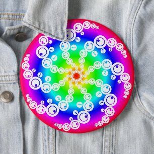 Badge Rond 15,2 Cm Cercle de culture Abstrait