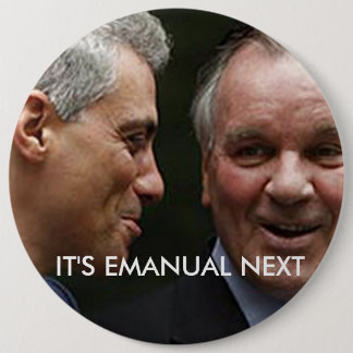Badge Rond 15,2 Cm C'est EMANUAL APRÈS
