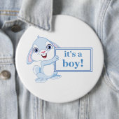 Badge Rond 15,2 Cm C'est un garçon (En situation)