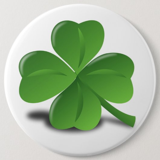 BADGE ROND 15,2 CM CHANCE DES IRLANDAIS (Devant)