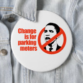 BADGE ROND 15,2 CM CHANGEMENT POUR LES STATIONNAIRES / T-SHIRT ANTI-O (En situation)