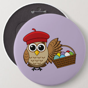 Badge Rond 15,2 Cm Chasse aux oeufs de Pâques
