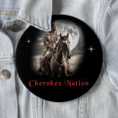 Badge Rond 15,2 Cm Cherokee (En situation)