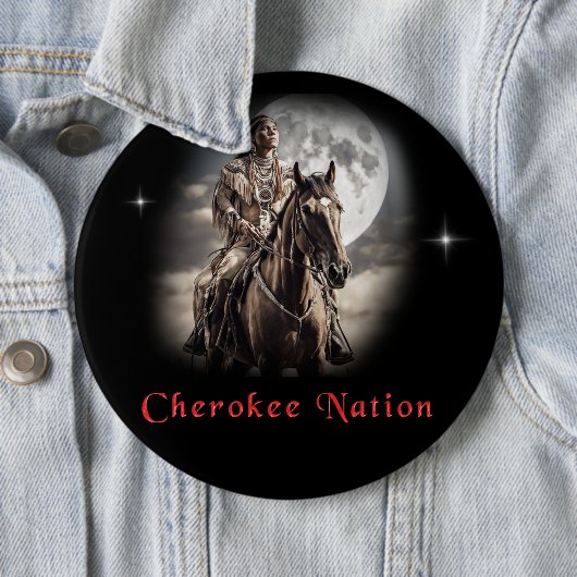 Badge Rond 15,2 Cm Cherokee (En situation)
