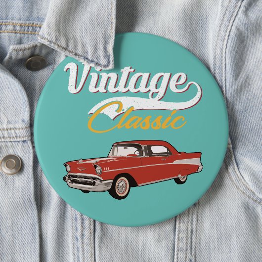 Badge Rond 15,2 Cm Chevy Belair (En situation)