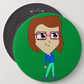 Badge Rond 15,2 Cm chibi (Devant & derrière)