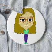Badge Rond 15,2 Cm chibi (En situation)