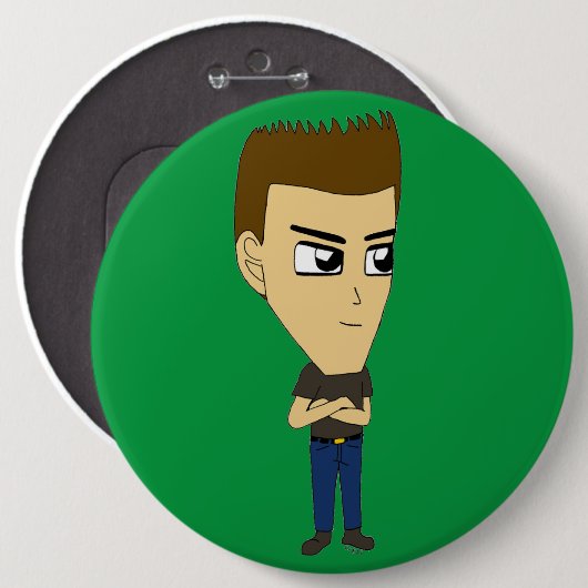 Badge Rond 15,2 Cm chibi (Devant & derrière)