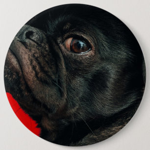 Badge Rond 15,2 Cm chien de rojo