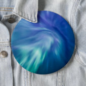 Badge Rond 15,2 Cm Ciel des auréoles nordiques (En situation)