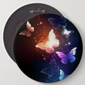 Badge Rond 15,2 Cm Clowing Night Butterflies (Devant & derrière)