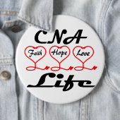 Badge Rond 15,2 Cm CNA Hope Love Faith (En situation)