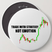 Badge Rond 15,2 Cm Collection Forex Day Trader (Devant & derrière)