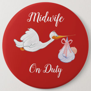 Badge Rond 15,2 Cm Colossal En Devoir, Bouton Arrondi De 6 Pouces