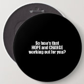 Badge Rond 15,2 Cm Comment qui espèrent et changent établir pour vous (Devant & derrière)