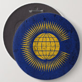 Badge Rond 15,2 Cm Commonwealth (Devant & derrière)