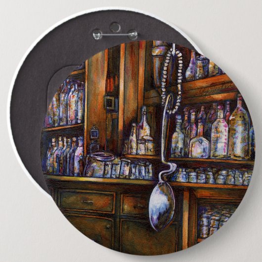 Badge Rond 15,2 Cm Compris implicitement (Devant & derrière)