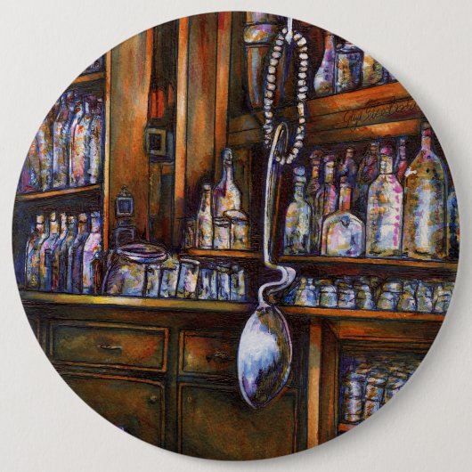 Badge Rond 15,2 Cm Compris implicitement (Devant)