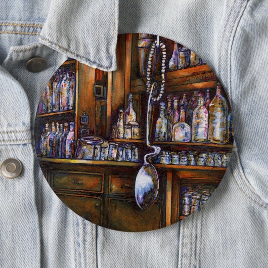 Badge Rond 15,2 Cm Compris implicitement (En situation)