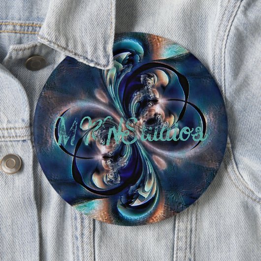 Badge Rond 15,2 Cm Conception (En situation)