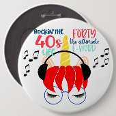 Badge Rond 15,2 Cm Concevez votre propre bouton d'épingle (Devant & derrière)