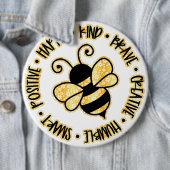 Badge Rond 15,2 Cm Concevez votre propre bouton d'épingle (En situation)