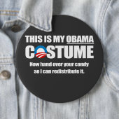 Badge Rond 15,2 Cm Costume Barack Obama (En situation)