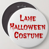 Badge Rond 15,2 Cm Costume d'Halloween de Lame (Devant & derrière)