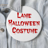 Badge Rond 15,2 Cm Costume d'Halloween de Lame (En situation)