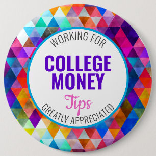 Badge Rond 15,2 Cm Couleur multiple Conseils appréciés Financemen