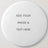 Badge Rond 15,2 Cm Create Your Own white (Devant)