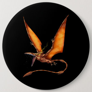 Badge Rond 15,2 Cm Créature en cristaux Kongamato